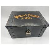 Wells Fargo & Co. Painted Wood and Metal Bound Str