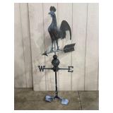 Copper Rooster Weathervane w/ Mount