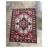 Wool Geometric Medallion Rug