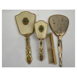 Matson & 24K Gold Finish Vanity Set