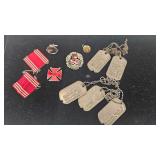 WWII US Army ID Tags & Ephemera