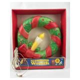 Empire Blow-Mold Christmas Wreath w/Box