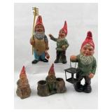 Terracotta & Ceramic Garden Gnomes