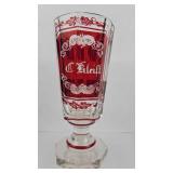 Bohemian Biedermeier Ruby Spa Beaker
