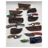 Custom Fixed & Folding Knives w/Sheaths