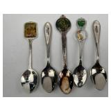 Silver-Plated Souvenir Spoons