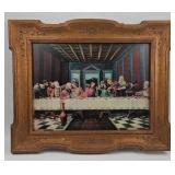 Framed 3D Lenticular Print: Last Supper