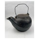 Cast Iron Tea Kettle w/ Bird & Star Lid
