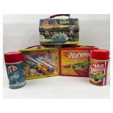 Space & Racing Metal Lunchbox Set
