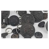 Set US Army Seal & Signal Corps Buttons