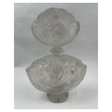 Lalique Frosted Muses Perfume Bottle