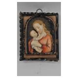M.J. Hummel Madonna & Child Bas-Relief