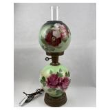 Floral Gone With The Wind Parlor Lamp