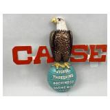 J.I. Case Cast Metal Advertising Plaque