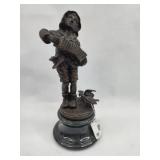 D. Chiparus Bronze Boy w/ Accordion