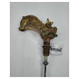 Gilt Brass Dolphin Form Faucet Spout