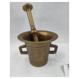 Brass Apothecary Mortar & Pestle Set