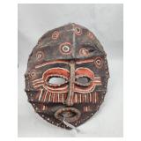 African Bark Cloth Mask w/ Vine Frame