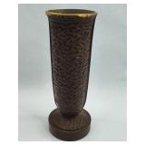 Bronze Hammered Memorial Vase