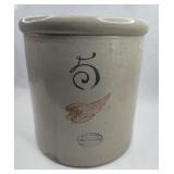 Red Wing Union Stoneware 5 Gal. Crock