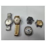 Set 5 Watches: Waltham & Bulova