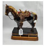 Abbotwares Art Deco Horse Mantel Clock