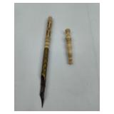 Victorian Carved Bone Dip Pen