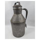 Galv. Metal Milk Can w/ Lid