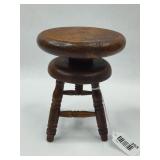 Victorian Style Wooden Piano Stool