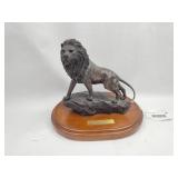 Lion of Judah Metal Sculpture w/ Base