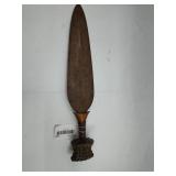African Leaf-Shaped Sword w/ Stud Hilt