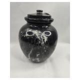 Marble Cremation Urn w/ Floral Band