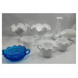 Hobnail Pattern Glass Items