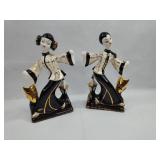 Pair Napco MCM Japanese Ceramic