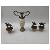Equestrian Barware & Neoclassical Urn