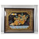 Burmese Kalaga Tapestry, Kinnara