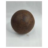 An 8 lb Cast Iron Shot Put