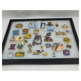 Lions Clubs Enameled Pins, Set