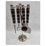 Set Resin Bar Tools w/ Striped Hand