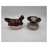 Pair Red Wing Stoneware Commemoratives