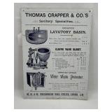 Thomas Crapper & Co. Metal Sign 1995