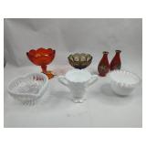 Set American Glassware & Vases