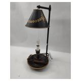 Toleware Style Table Lamp w/ Adj Shade