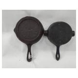 Griswold & Ashley Cast Iron Pair