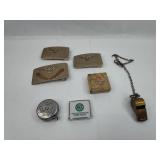 Belt Buckles, Tape Measures &