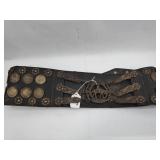 Argentine Gaucho Leather Rastra Belt