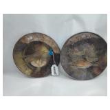 Pair Reed & Barton Audubon Plates