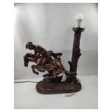 Vision Cast Resin Equestrian Lamp