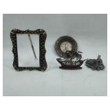 Set White Metal Figurines & Decor