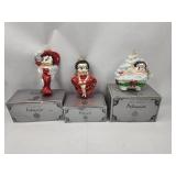 Polonaise Betty Boop Glass Ornaments